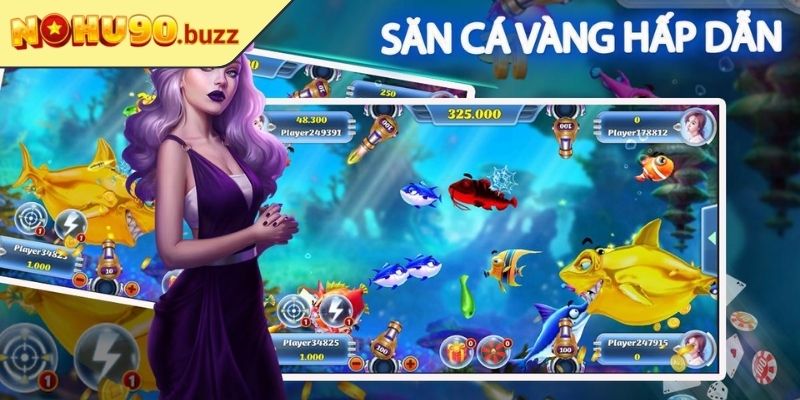 Câu Cá Vàng NOHU90 Săn Thưởng Siêu Đỉnh, Giải Trí Cực Đã 1 Trải nghiệm độc đáo từ game câu cá vàng NOHU90