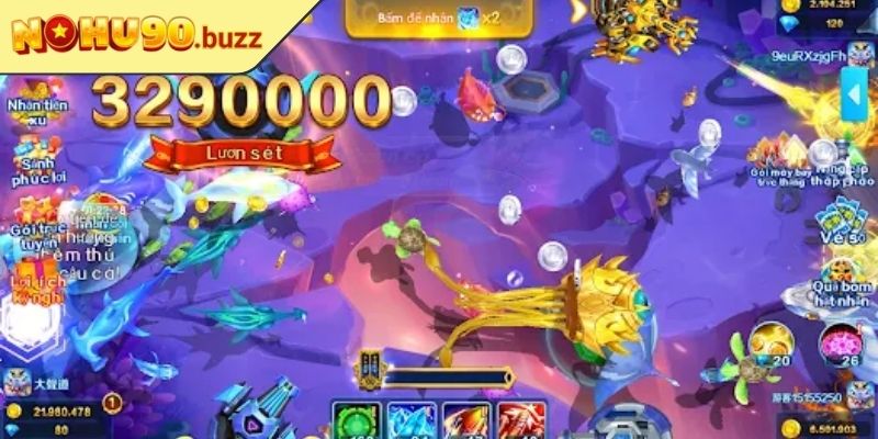 Ông Trùm Bắn Cá NOHU90 Đỉnh Cao Chinh Phục Game Thủ Việt 3 Chiến thuật chơi ông trùm săn cá