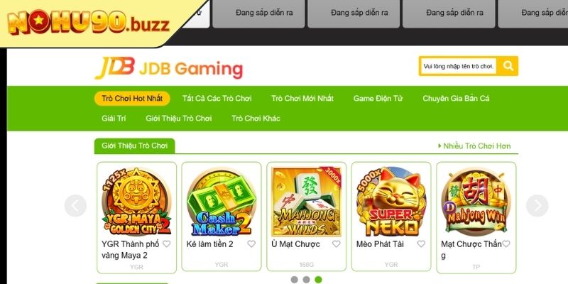 Sảnh JDB NOHU90 – Kho Game Đổi Thưởng Đỉnh Cao Hấp Dẫn 1 Tổng quan về sảnh JDB NOHU90